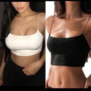 Celeb style strappy tanks